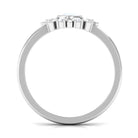 3/4 Carat Bezel Set Moonstone and Diamond Statement Ring AAA - Rosec Jewels