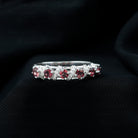 Designer Pink Tourmaline and Diamond Anniversary Ring AAA - Rosec Jewels