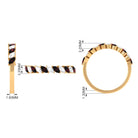 Certified Marquise Garnet Half Eternity Band with Diamond AAA - Rosec Jewels