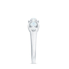 Moonstone and Diamond Wedding Anniversary Ring AAA - Rosec Jewels