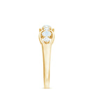 Moonstone and Diamond Wedding Anniversary Ring AAA - Rosec Jewels