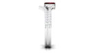 Rosec Jewels-Natural Garnet Diamond Emerald Cut Engagement Wedding Ring Set