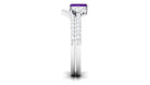 Rosec Jewels-Genuine 1.4 Carat Emerald Cut Amethyst Wedding Ring Set with Diamond