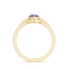 Rosec Jewels-Natural Tanzanite Diamond 3 Piece Wedding Ring Set