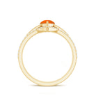 Rosec Jewels-Pear Cut Fire Opal Trio Wedding Ring Set with Moissanite