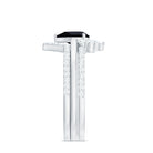 Certified Natural Black Spinel 3 Piece Wedding Ring Set with Moissanite AAA - Rosec Jewels