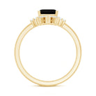 Rosec Jewels-Lab Created Black Diamond Solitaire Wedding Ring Set with Diamond