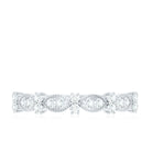Rosec Jewels-Designer Diamond Half Eternity Ring for Valentines