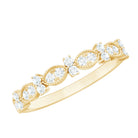Rosec Jewels-Designer Diamond Half Eternity Ring for Valentines