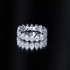 Rosec Jewels-Lab Grown Diamond Teardrop Wedding Band