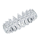 Rosec Jewels-Lab Grown Diamond Teardrop Wedding Band