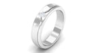 Certified Real Mens Diamond Band Ring Natural - ( HI-SI ) - Rosec Jewels