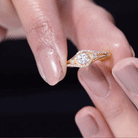 Certified Diamond Classic Engagement Ring in Split Shank Natural - ( HI-SI ) - Rosec Jewels