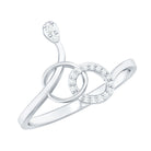 Natural Diamond Minimalist Promise Ring for Her Natural - ( HI-SI ) - Rosec Jewels