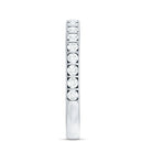 Bar Set Moissanite Half Eternity Band For Women D-VS1 - Rosec Jewels