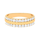 Certified Real Diamond Wedding Band Ring for Women Natural - ( HI-SI ) - Rosec Jewels