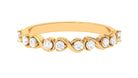 Rosec Jewels-Natural Diamond Half Eternity Infinity Ring for Valentines