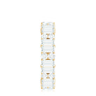 Round and Baguette Cut Moissanite Eternity Wedding Band D-VS1 - Rosec Jewels