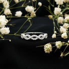 Certified Diamond Infinity Eternity Band Natural - ( HI-SI ) - Rosec Jewels