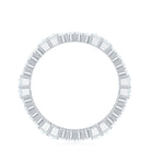 Unique Moissanite Eternity Wedding Band Ring D-VS1 - Rosec Jewels