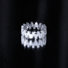 Certified Moissanite Baguette Eternity Band Ring D-VS1 - Rosec Jewels