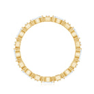 Certified Moissanite Contemporary Eternity Ring D-VS1 - Rosec Jewels