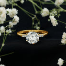 Round Cut 9 MM Lab Grown Diamond Solitaire Engagement Ring Lab - ( EF-VS ) - Rosec Jewels