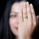 Round Cut 9 MM Lab Grown Diamond Solitaire Engagement Ring Lab - ( EF-VS ) - Rosec Jewels