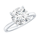 Certified 2.5 CT Lab Grown Diamond Solitaire Engagement Ring Lab - ( EF-VS ) - Rosec Jewels