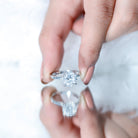 Certified 2.5 CT Lab Grown Diamond Solitaire Engagement Ring Lab - ( EF-VS ) - Rosec Jewels