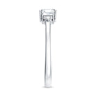 Certified 0.7 Carat Lab Grown Diamond Asscher Cut Engagement Ring Lab - ( EF-VS ) - Rosec Jewels