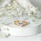 2 Carat Oval Shape Lab Diamond Bridal Ring Set with IGI Certificate Lab - ( EF-VS ) - Rosec Jewels