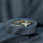 IGI Certified Lab Grown Diamond Engagement Ring with Wedding Band Lab - ( EF-VS ) - Rosec Jewels