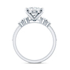 4 Carat Oval Wedding Ring Set with IGI Certified Lab Grown Diamond Lab - ( EF-VS ) - Rosec Jewels