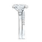 4 Carat Oval Wedding Ring Set with IGI Certified Lab Grown Diamond Lab - ( EF-VS ) - Rosec Jewels