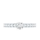 Natural Diamond Promise Ring for Engagement Natural - ( HI-SI ) - Rosec Jewels