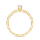 Natural Diamond Promise Ring for Engagement Natural - ( HI-SI ) - Rosec Jewels