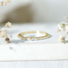 Rosec Jewels-Bar Set Moissanite Eternity East West Ring