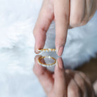 Rosec Jewels-Bar Set Moissanite Eternity East West Ring