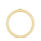 Rosec Jewels-Bezel Set Moissanite Unisex Wedding Band Ring