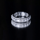Certified Baguette Moissanite Eternity Wedding Band for Women D-VS1 - Rosec Jewels