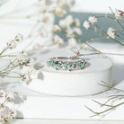 Rosec Jewels-Natural Emerald Filigree Wedding Band for Women
