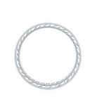 Black Onyx Wedding Band with Milgrain Detailing AAA - Rosec Jewels