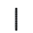 Black Onyx Wedding Band with Milgrain Detailing AAA - Rosec Jewels