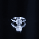 2.25 CT Round Cut Moissanite Engagement Ring in 4 Prong Setting D-VS1 - Rosec Jewels