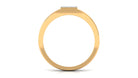 Certified Real Diamond Mens Engagement Band with Black Enamel Natural - ( HI-SI ) - Rosec Jewels