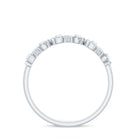 Rosec Jewels-Real Diamond Half Eternity Infinity Ring