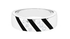 Natural Diamond Mens Wedding Band with Black Enamel Natural - ( HI-SI ) - Rosec Jewels