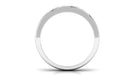 Natural Diamond Mens Wedding Band with Black Enamel Natural - ( HI-SI ) - Rosec Jewels