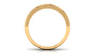 Natural Diamond Mens Wedding Band with Black Enamel Natural - ( HI-SI ) - Rosec Jewels
